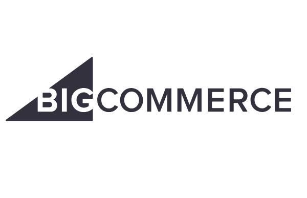 Big Commerce logo displayed prominently on a clean white background, emphasizing its brand identity and simplicity.